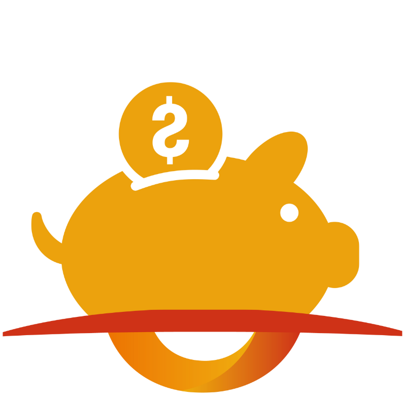 Risparmio e investimento icona